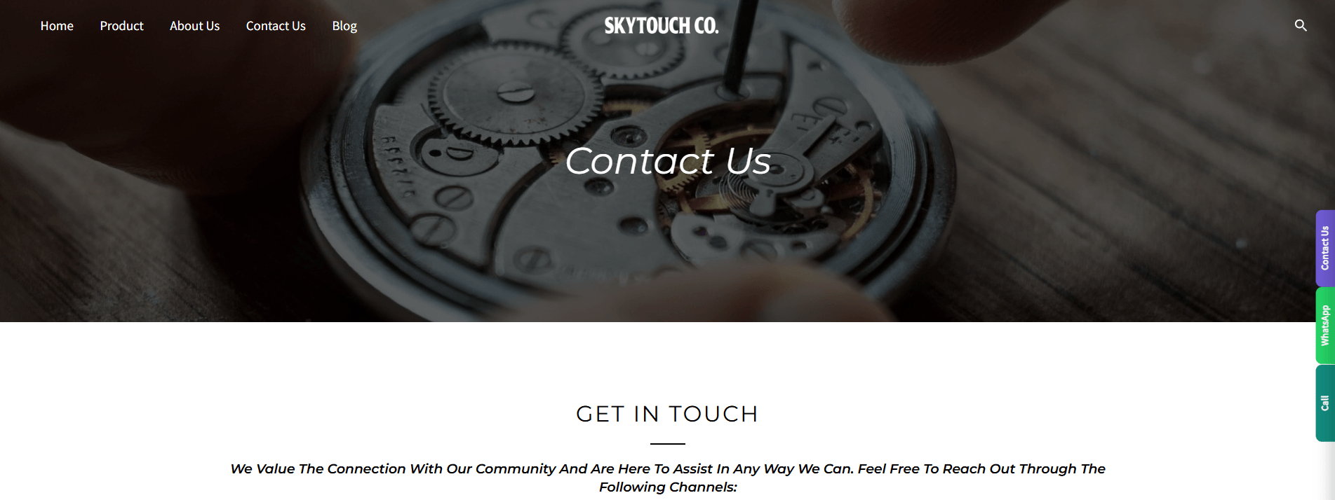 Contact Us - Sky Touch Co